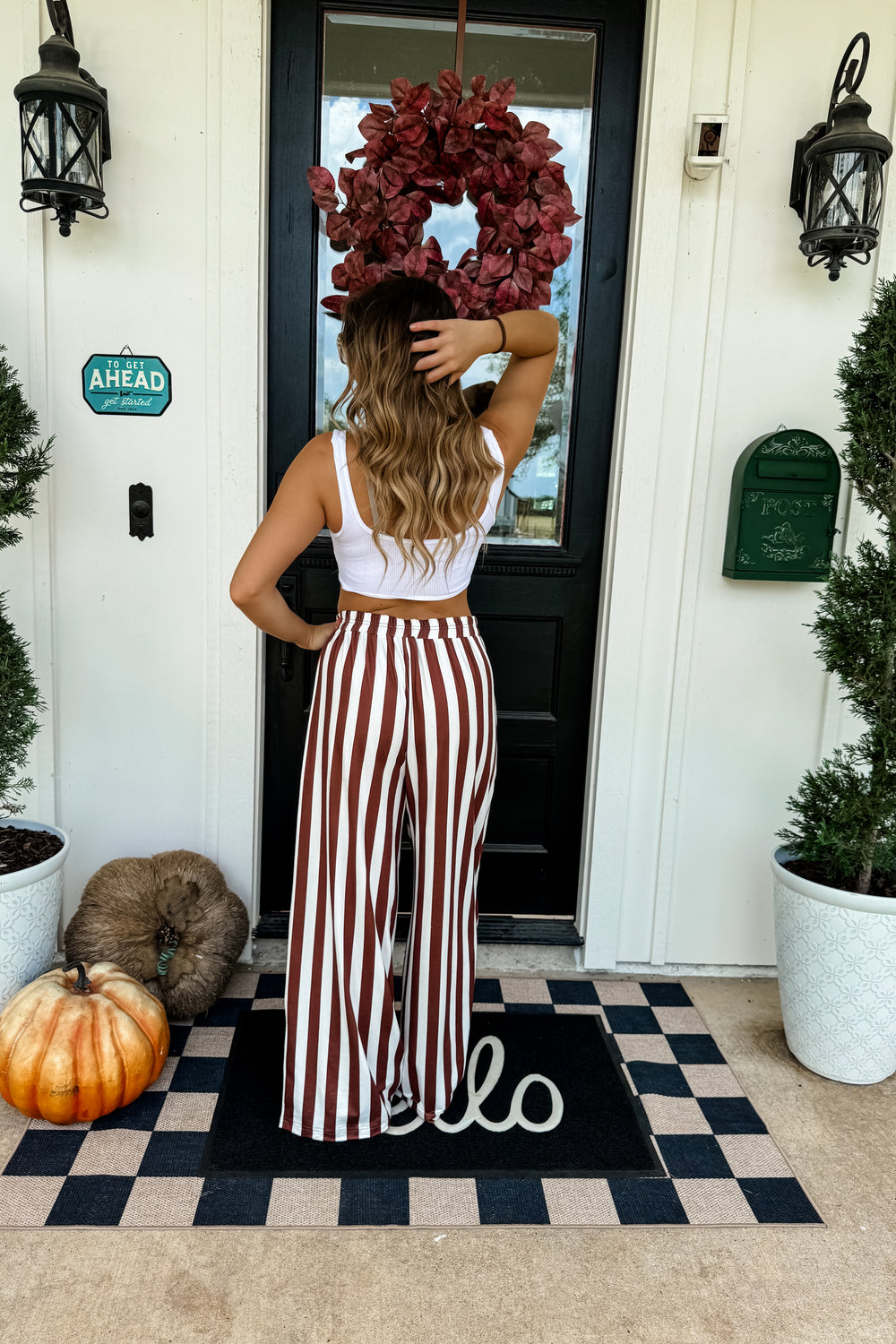 Vertical Stripe Pant