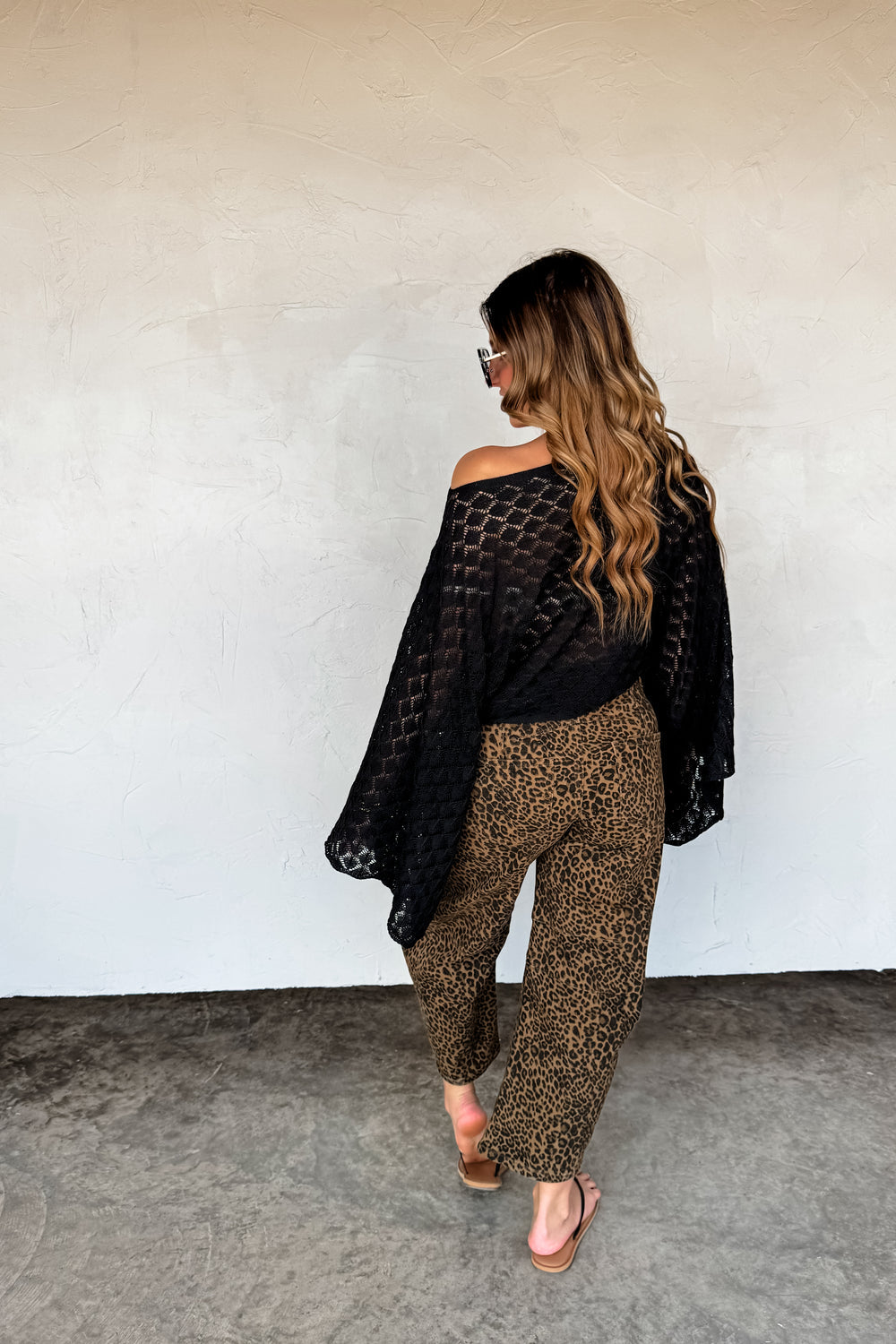 Blakeley Bex Cheetah Barrel Jeans