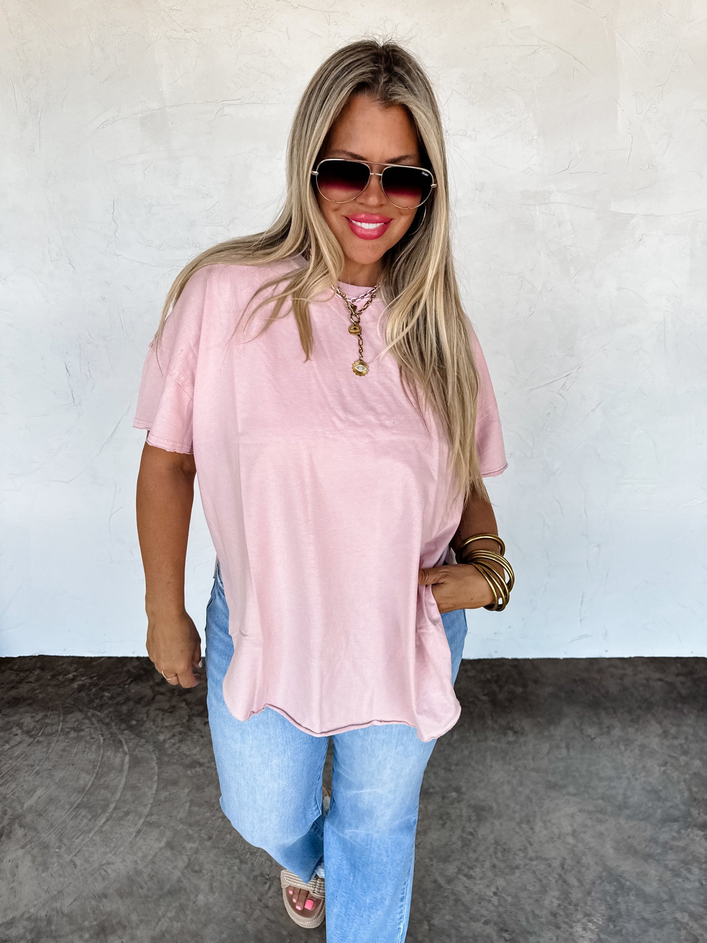 Joey Washed Cotton BF Tee