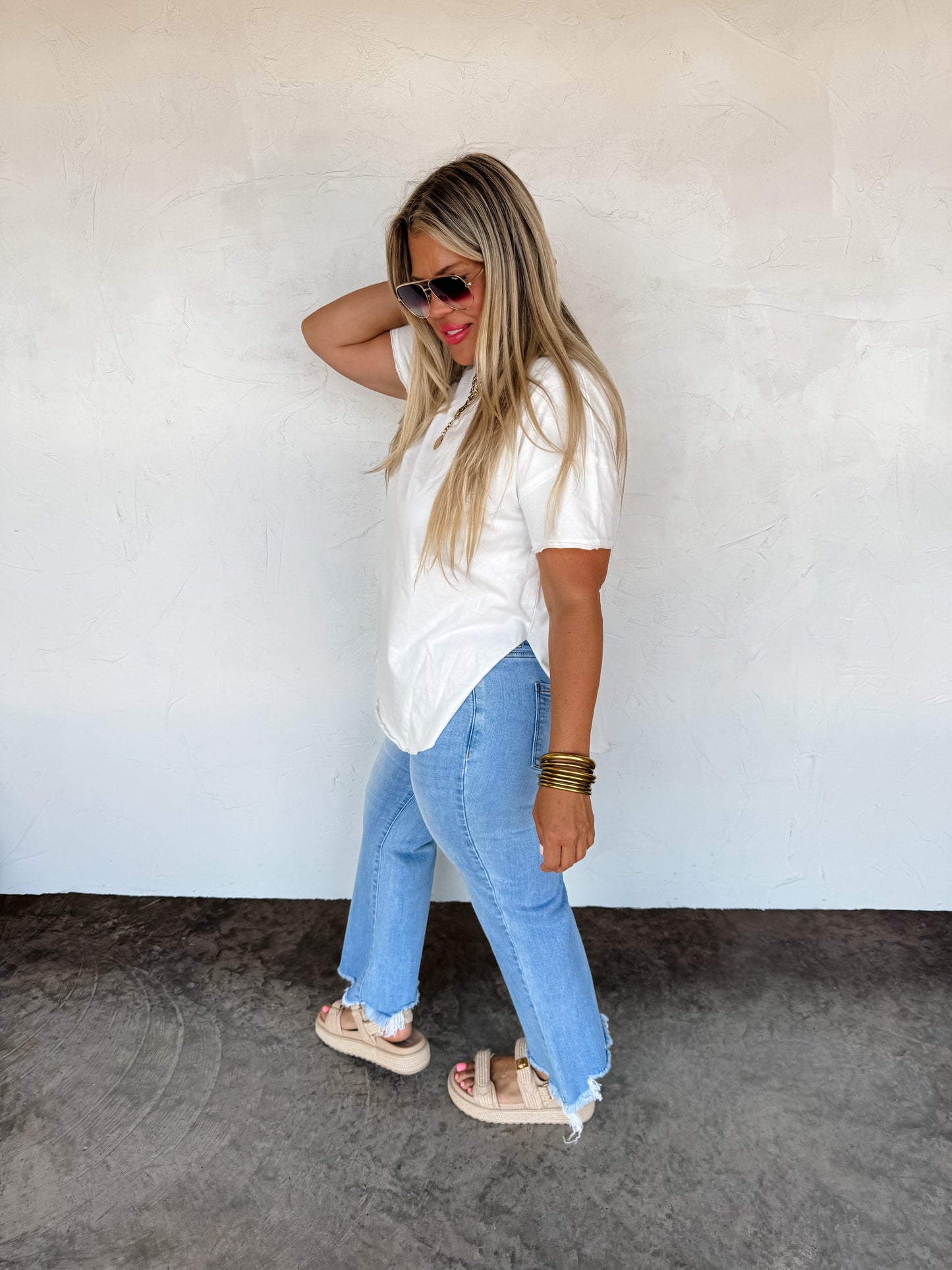 Joey Washed Cotton BF Tee