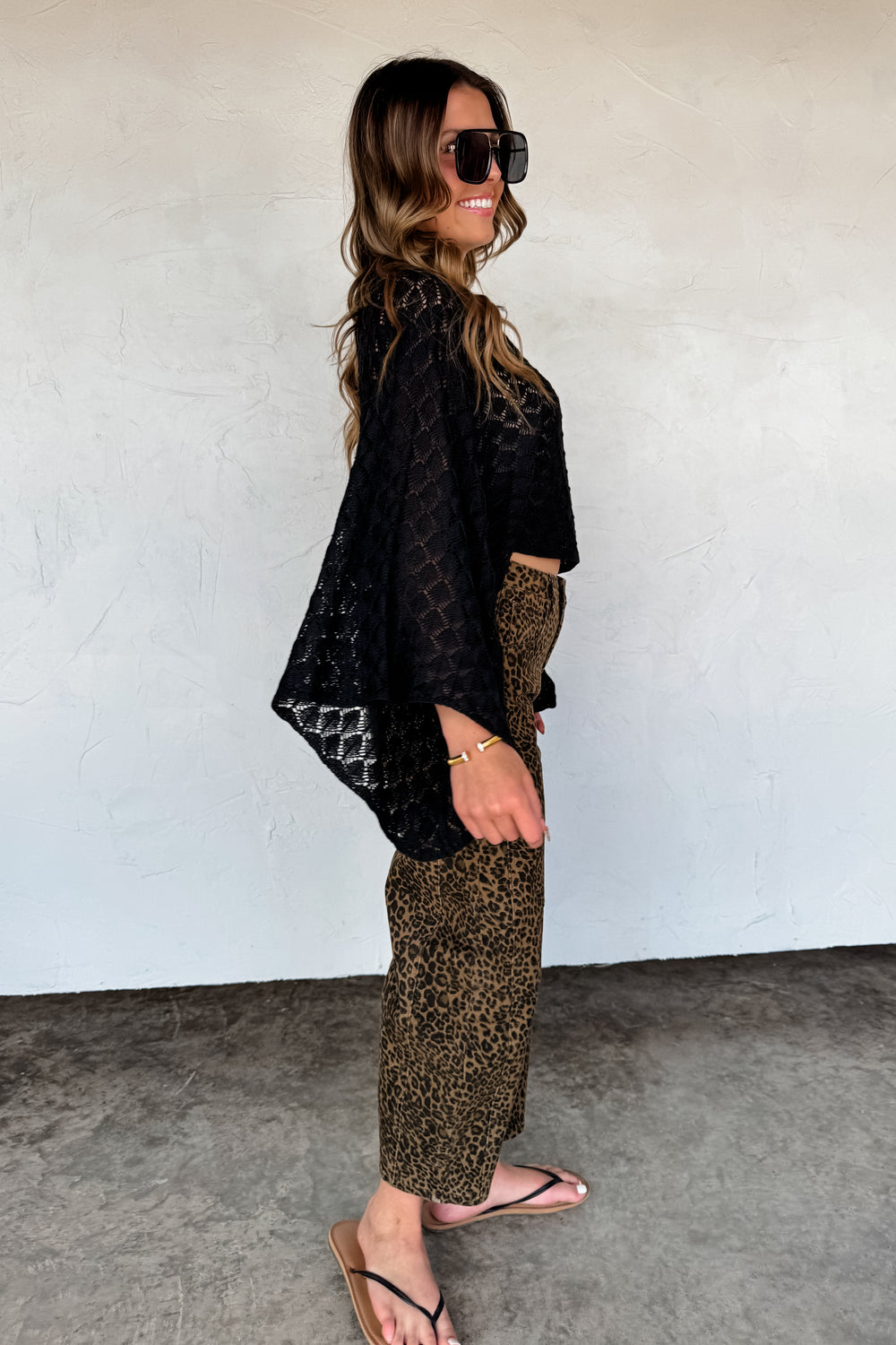 Blakeley Bex Cheetah Barrel Jeans