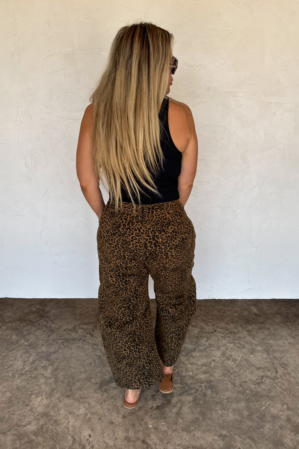 Blakeley Bex Cheetah Barrel Jeans