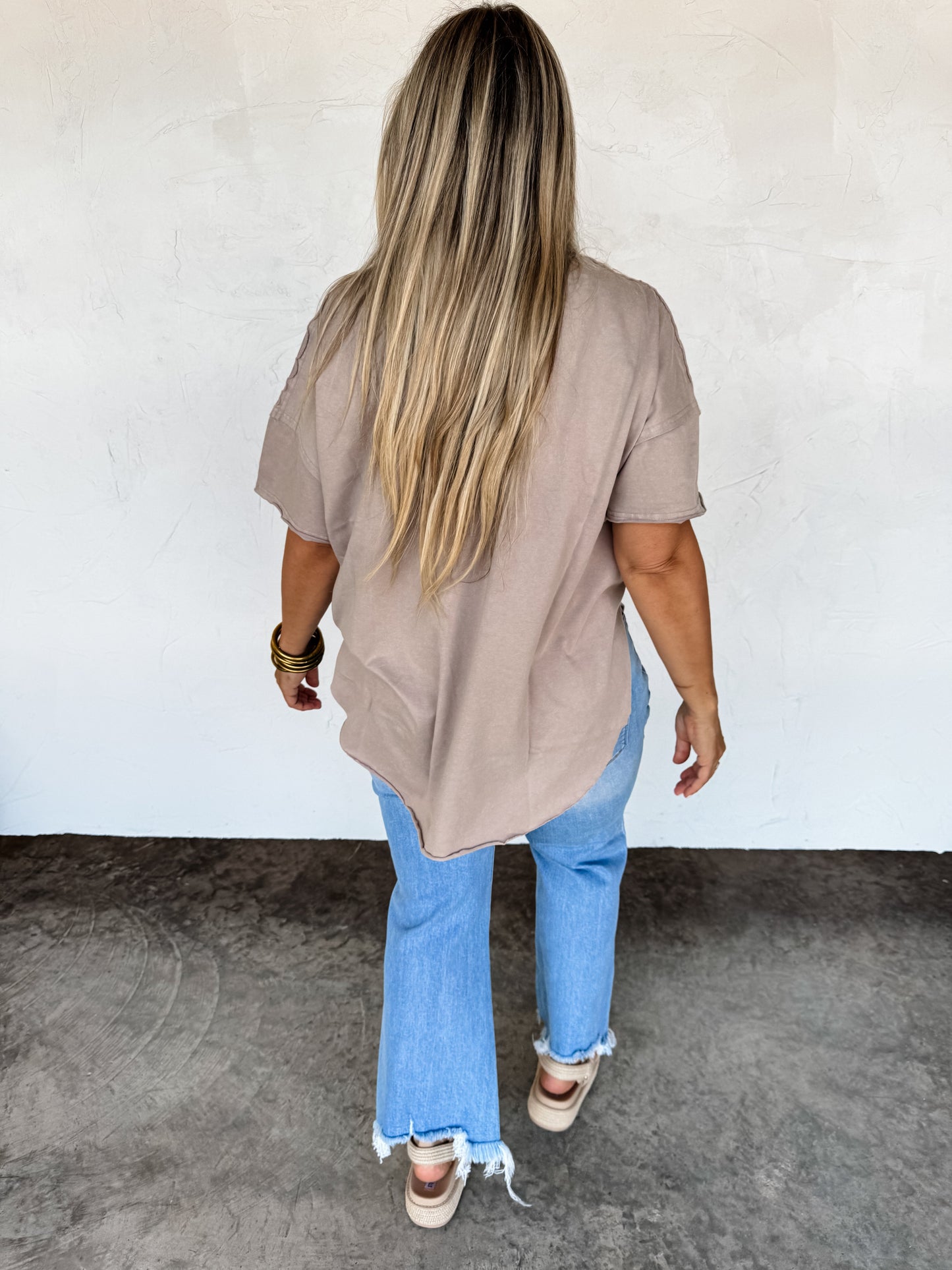 Joey Washed Cotton BF Tee