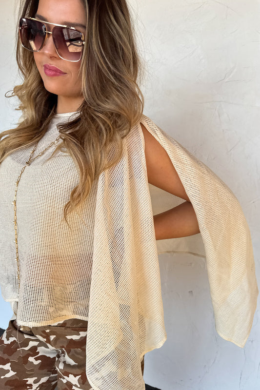 Marianne Mesh Poncho