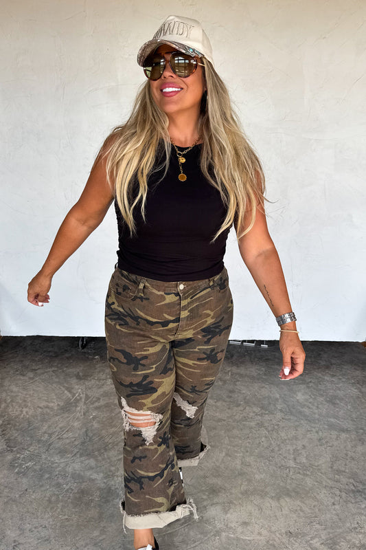 Blakeley Urban Distressed Jeans- Camo