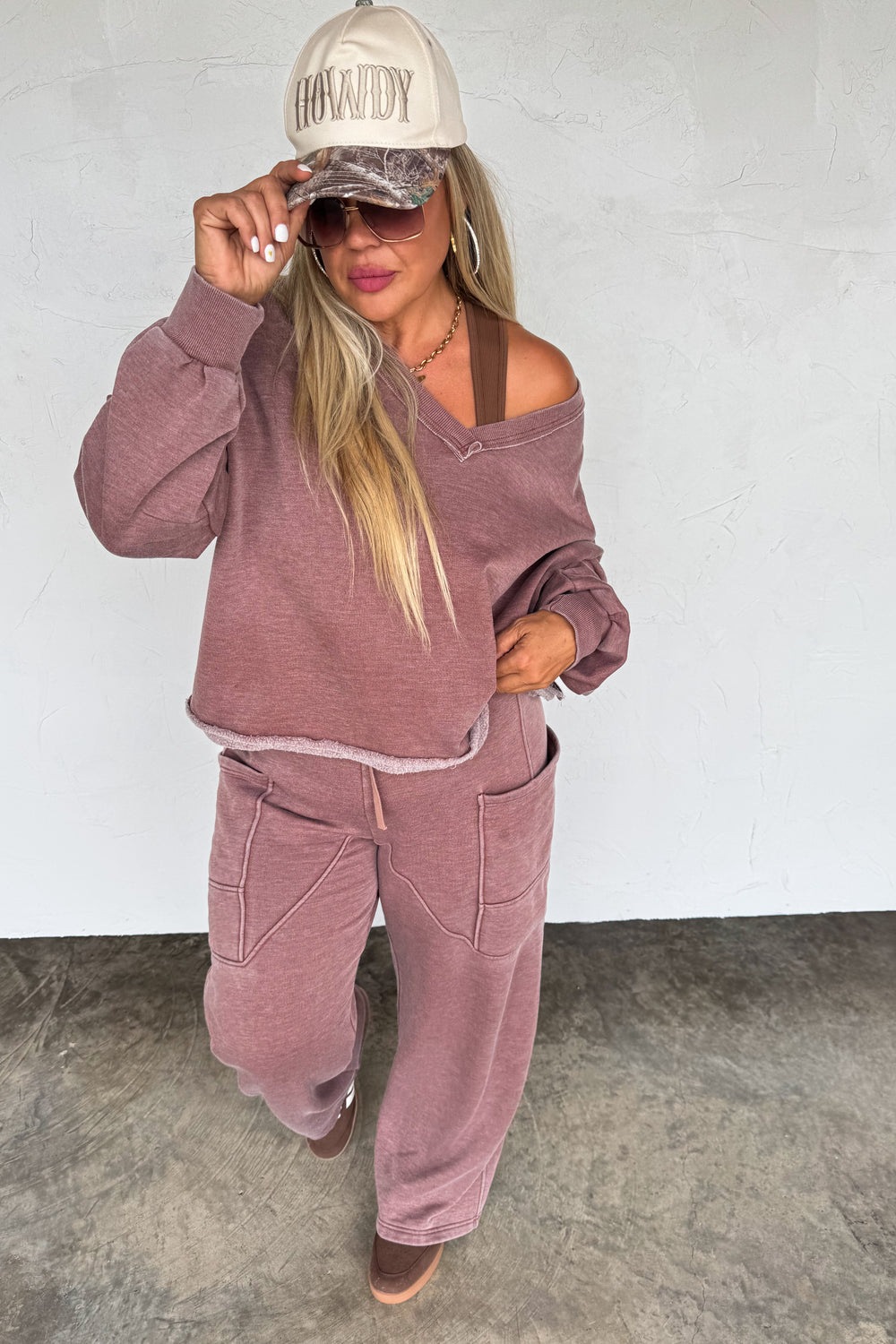Pre-Order Faded VNeck Pullover