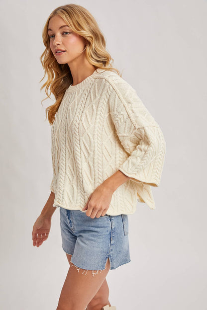 Clarice Cable Knit Sweater