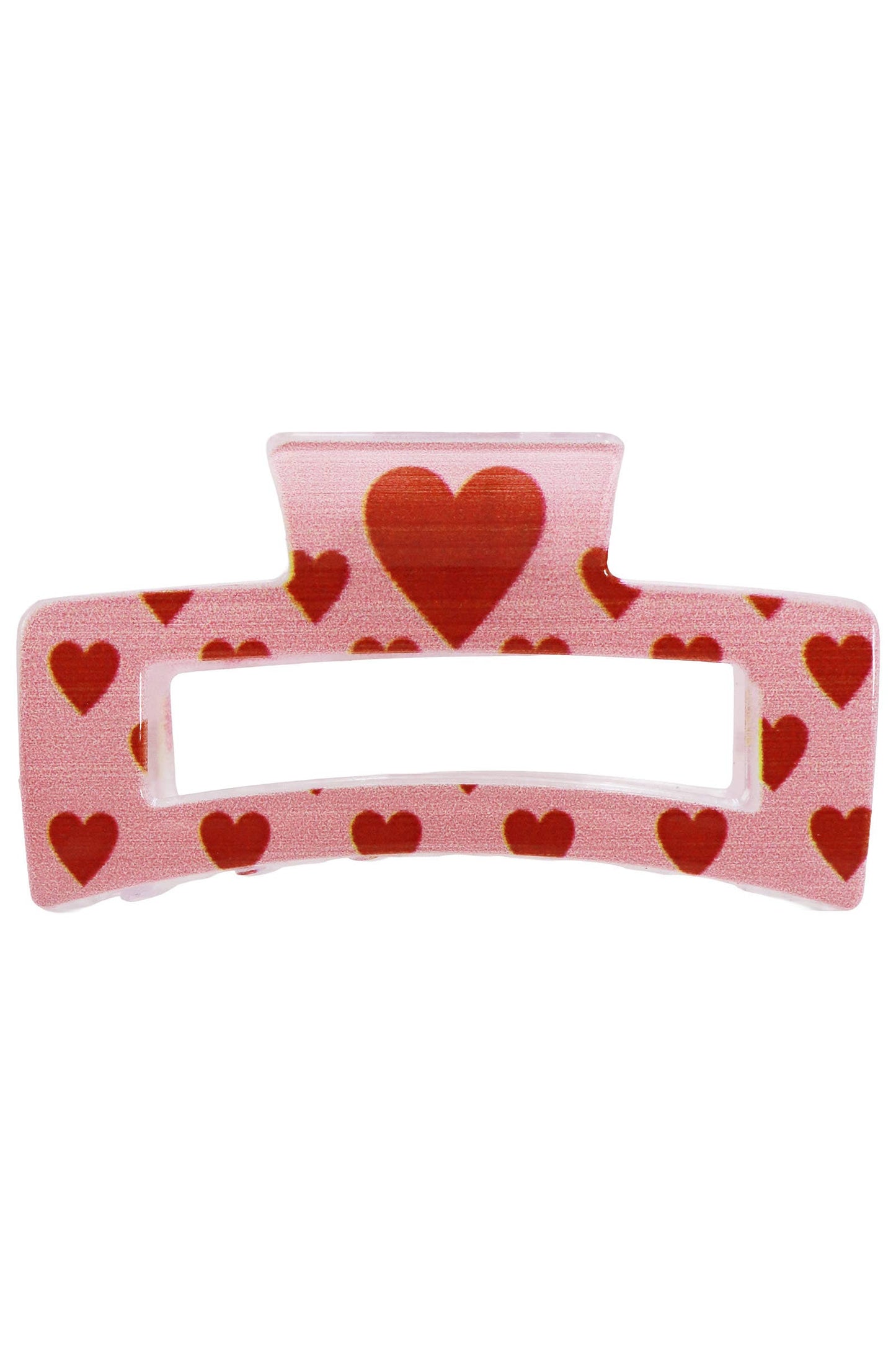 Romantic Love Heart Hollow Block Hair Claw