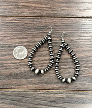 Load image into Gallery viewer, Handmade Drop Navajo Bead Earrings