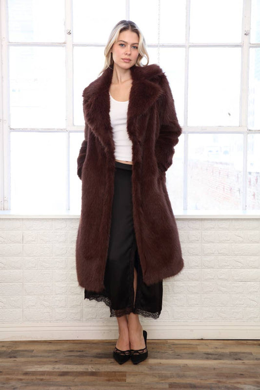Coco Faux Fur Overcoat