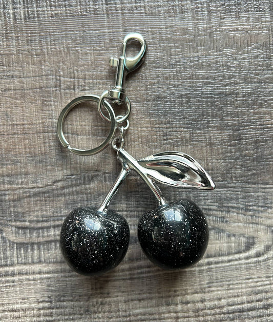 Cherry Bag Charm Keychain