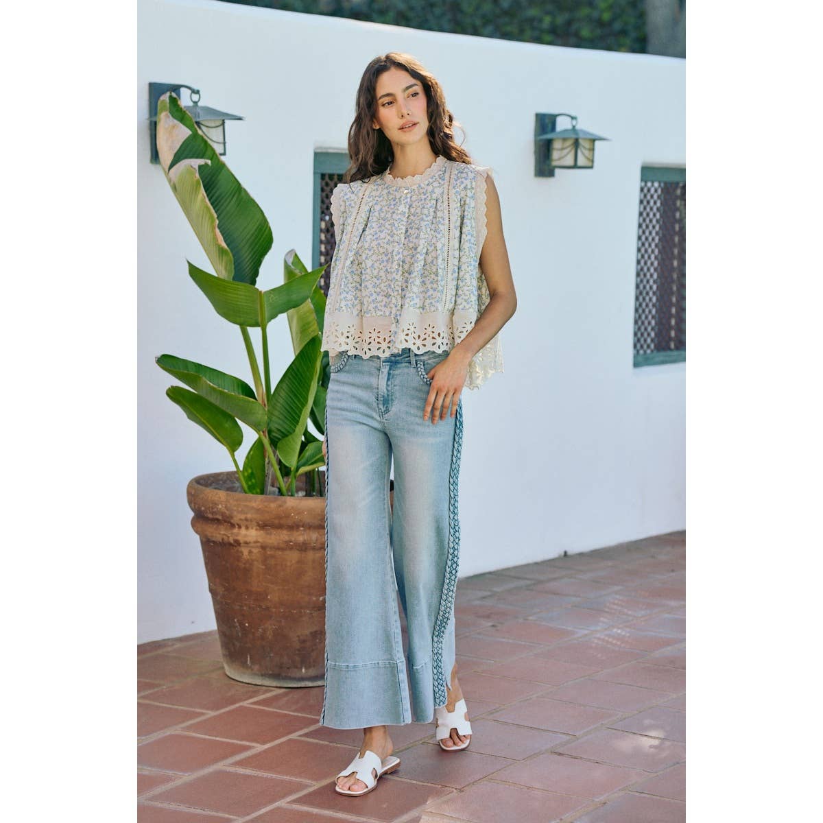 Carmen Braided Split Seam Jeans