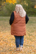 Load image into Gallery viewer, IN STOCK Harlow Long Vest - Cinnamon