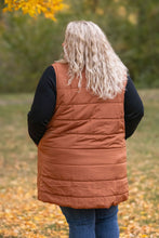 Load image into Gallery viewer, IN STOCK Harlow Long Vest - Cinnamon