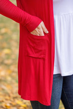 Load image into Gallery viewer, IN STOCK Classic Cardigan - Red