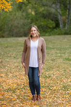 Load image into Gallery viewer, IN STOCK Classic Cardigan - Mocha FINAL SALE