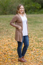 Load image into Gallery viewer, IN STOCK Classic Cardigan - Mocha FINAL SALE