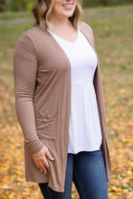 Load image into Gallery viewer, IN STOCK Classic Cardigan - Mocha FINAL SALE