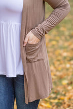 Load image into Gallery viewer, IN STOCK Classic Cardigan - Mocha FINAL SALE