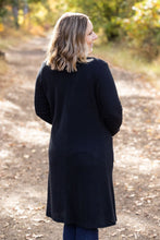 Load image into Gallery viewer, IN STOCK Knit Colbie Ribbed Cardigan - Black