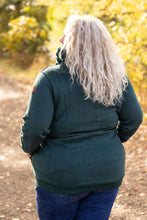 Load image into Gallery viewer, IN STOCK Quinn ZipUp Cowl - Evergreen | Women&#39;s Hoodie