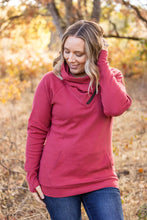 Load image into Gallery viewer, IN STOCK Classic Zoey ZipCowl Sweatshirt - Brick FINAL SALE