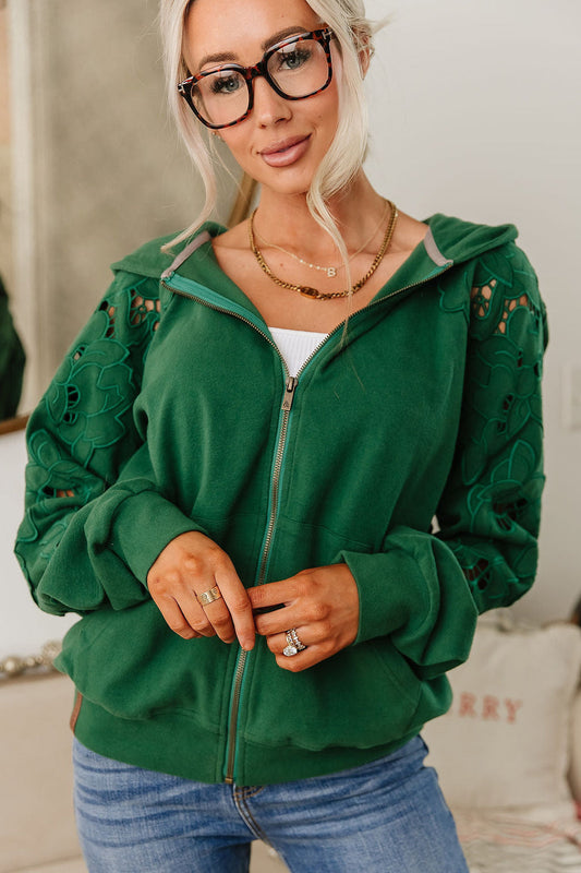 Ampersand University Full Zip- Holly