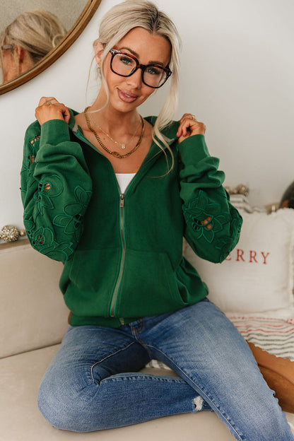 Ampersand University Full Zip- Holly