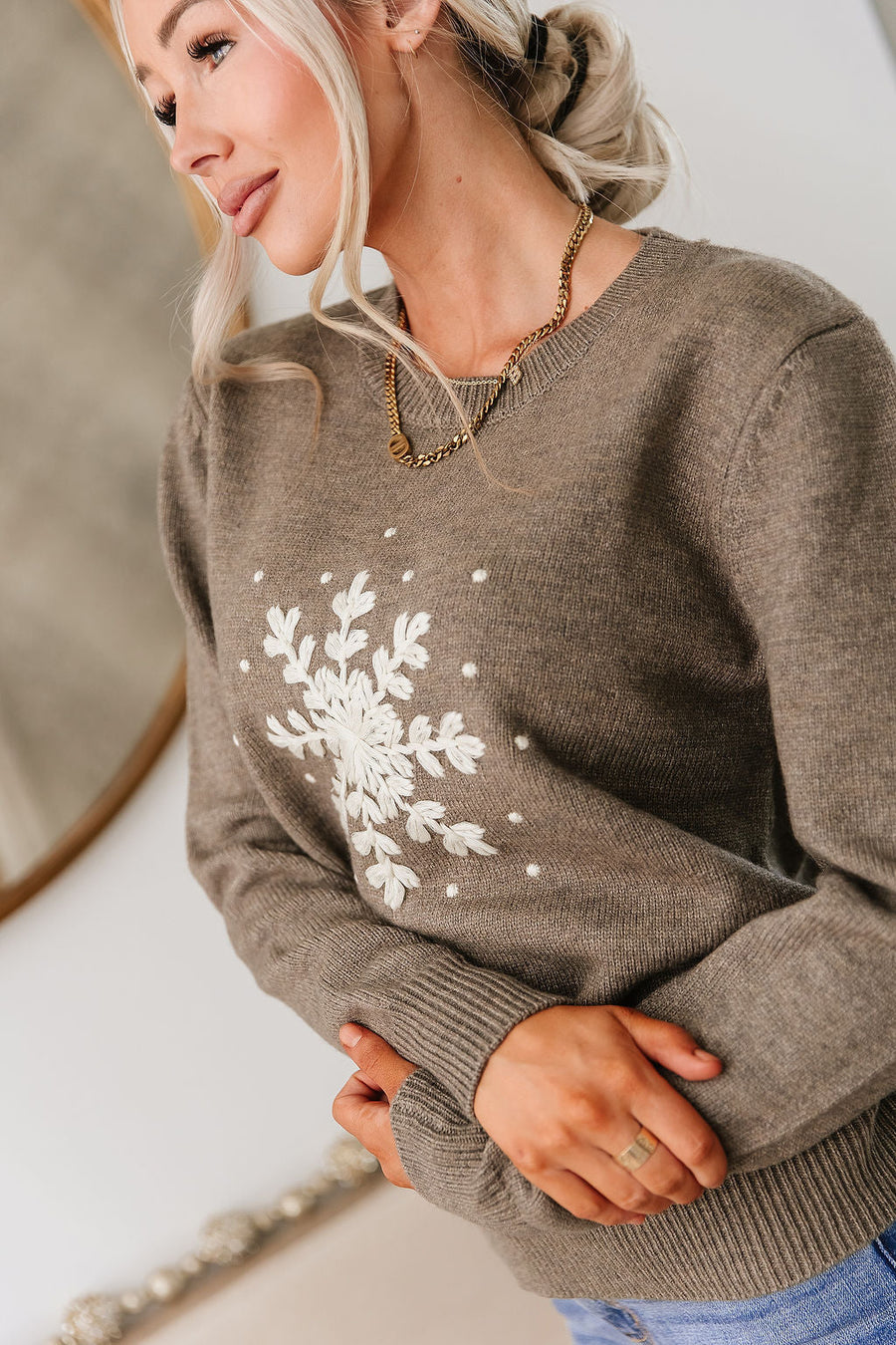 Ampersand Snow Day Sweater