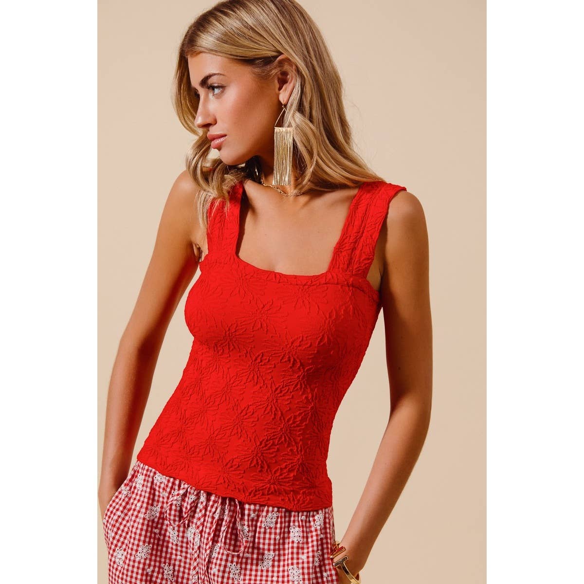 Jacquard Seamless Tank