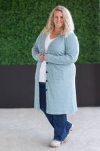 Load image into Gallery viewer, IN STOCK Colbie Ribbed Cardigan - Dusty Blue