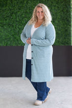 Load image into Gallery viewer, IN STOCK Colbie Ribbed Cardigan - Dusty Blue