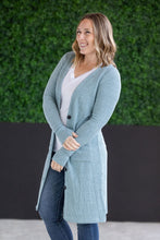 Load image into Gallery viewer, IN STOCK Colbie Ribbed Cardigan - Dusty Blue