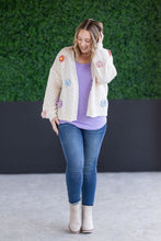 Load image into Gallery viewer, IN STOCK Flower Cardigan - Ivory