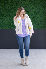 Load image into Gallery viewer, IN STOCK Flower Cardigan - Ivory