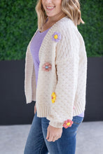 Load image into Gallery viewer, IN STOCK Flower Cardigan - Ivory