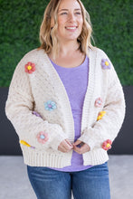 Load image into Gallery viewer, IN STOCK Flower Cardigan - Ivory