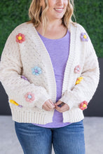 Load image into Gallery viewer, IN STOCK Flower Cardigan - Ivory