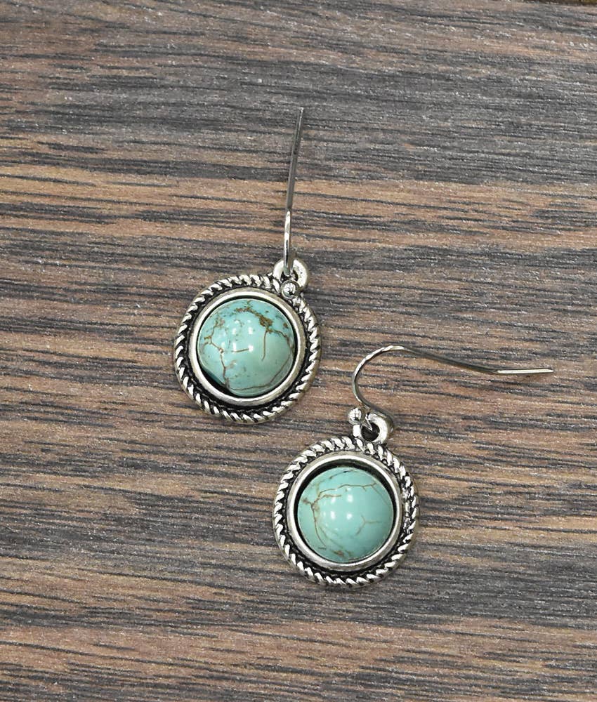 720770, Turquoise Earrings