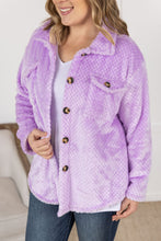 Load image into Gallery viewer, IN STOCK Fleece Shacket - Lavender FINAL SALE