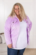 Load image into Gallery viewer, IN STOCK Fleece Shacket - Lavender FINAL SALE