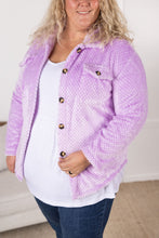 Load image into Gallery viewer, IN STOCK Fleece Shacket - Lavender FINAL SALE