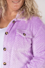 Load image into Gallery viewer, IN STOCK Fleece Shacket - Lavender FINAL SALE