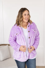 Load image into Gallery viewer, IN STOCK Fleece Shacket - Lavender FINAL SALE