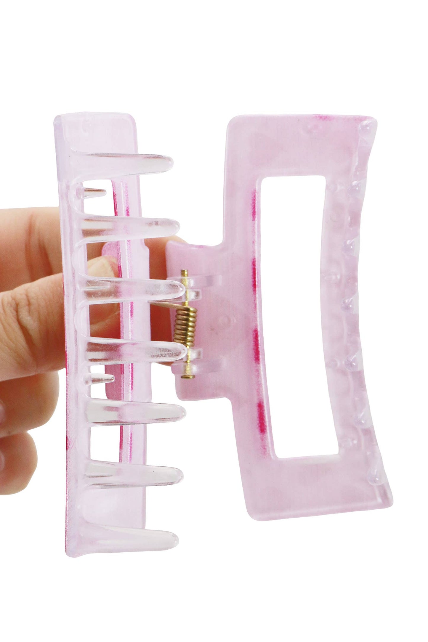 Romantic Love Heart Hollow Block Hair Claw