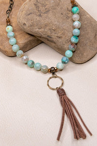 Luna Necklace- Amazonite