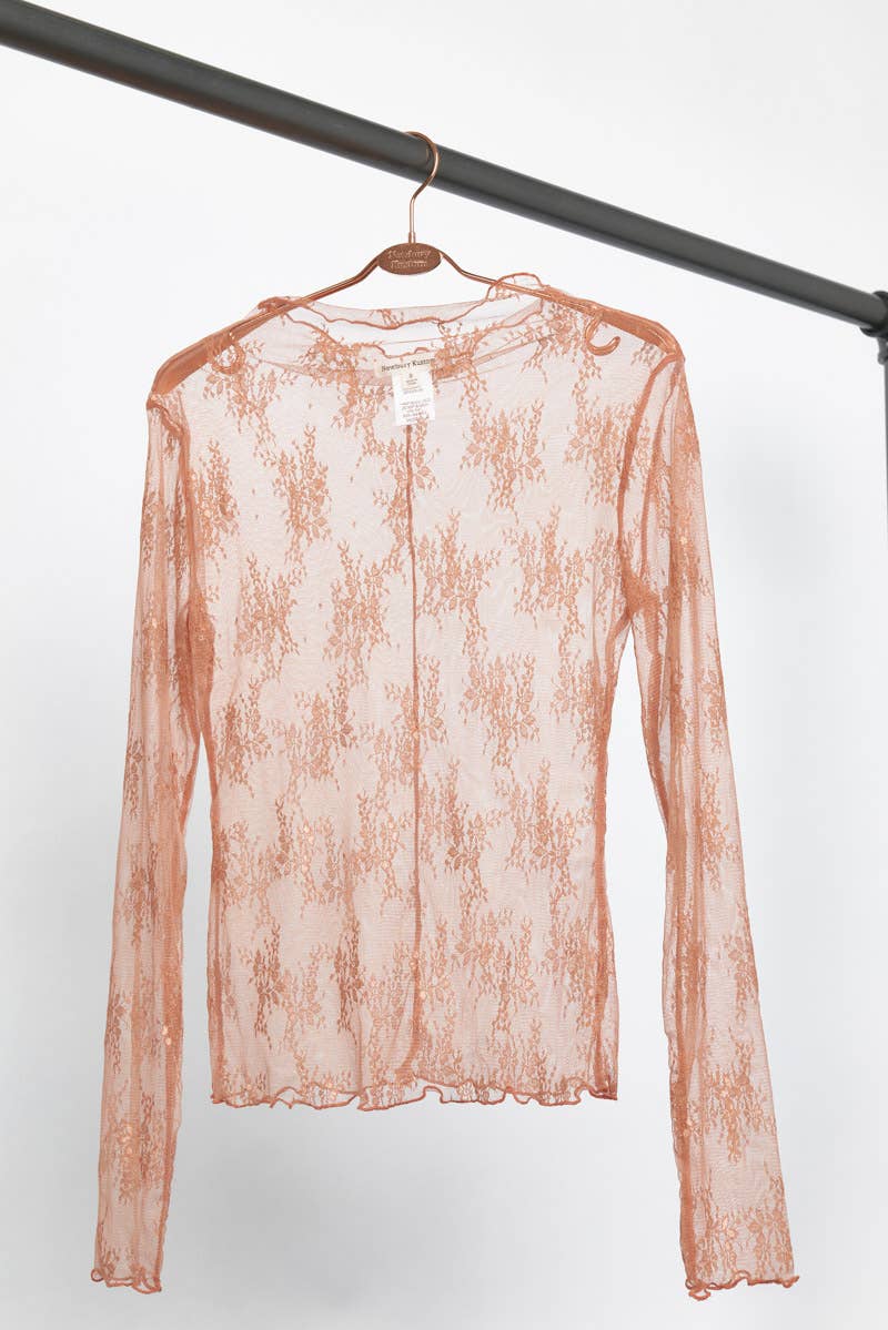 Lace Top- Rust or Black