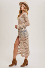 Load image into Gallery viewer, Charlene Button Down Crochet Cardigan