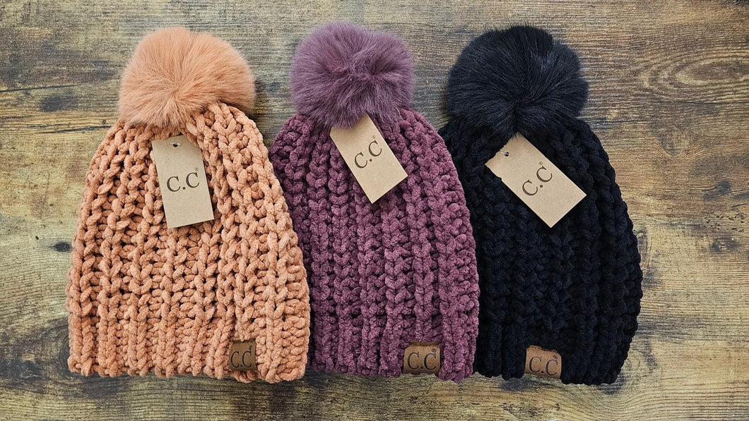 CC Chenille Beanies