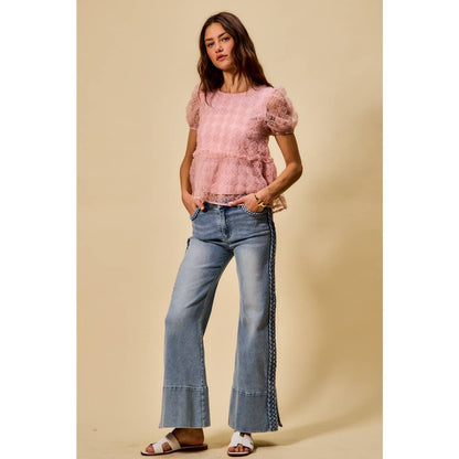 Carmen Braided Split Seam Jeans